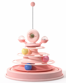 4-Level Cat Toy Tower "Galaxy Spinner"