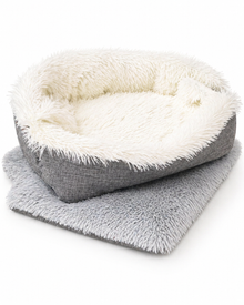 Foldable Cat Bed & Cuddle Mat – soft, warm & versatile