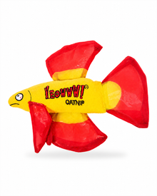 Yeowww! Mo Betta Fish Katzenspielzeug - Betta Fisch mit Katzenminze & Knisterflossen