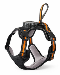 Automatisches Hundegeschirr mit integrierter Rollleine