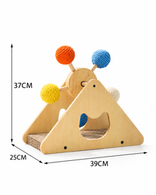 Wooden Cat Scratcher