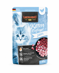 Leonardo Kitten - Geflügel pur 70 % – Premium-Nassfutter 85 g