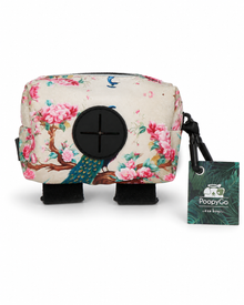 Eco Bag Pfau - Stoff-Kotbeutelhalter für Hundeleinen