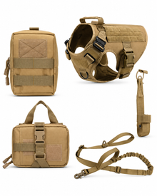 Taktik Hundegeschirr & Leinen-Set (5-teilig)