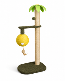 Sisal Coconut Tree Cat Scratching Post – Tropical Cat Scratcher Toy