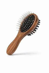 Fell-Pflege-Set / Natürliches Grooming-Set aus Holz für Haustiere