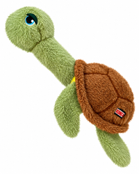 KONG Scruffs Schildkröte – Plüschspielzeug für Hunde M/L