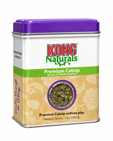 KONG Naturals Premium Catnip nordamerikanische Katzenminze in wiederverschließbarer Dose