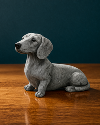 Gartenfigur aus Resin – liebevolle Hunde-Deko für Garten, Terrasse & Eingangsbereich