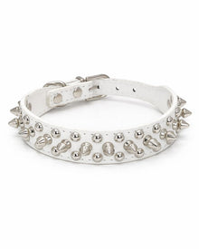 Stylisches PU-Hundehalsband mit Nieten