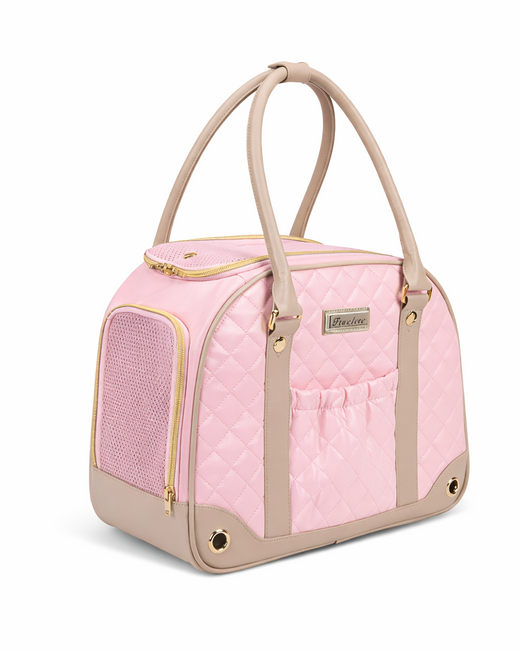 Luxury Carrier Bag with Breathable Mesh Inserts for Dogs & Cats