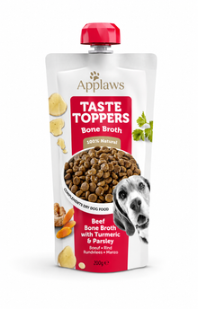 Knochenbrühe 200 ml – getreidefreie Brühe als Futter-Topping