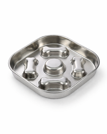 Stainless Steel Slow Feeder Dog Bowl