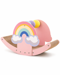 Regenbogen-Kratzbrett für Katzen