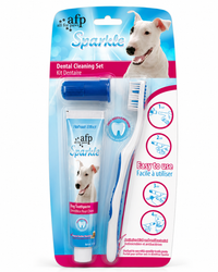 AFP - Sparkle Combo Pack – Zahnreinigungs-Set für Hunde mit Zahnpasta