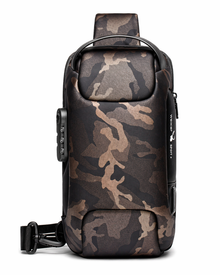 UrbanGuard Chest Bag – Waterproof Anti-Theft Sling Bag for Daily Use, Travel & Dog Walks