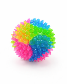 Luminous Tricolor Dog Ball for Play & Chew Fun