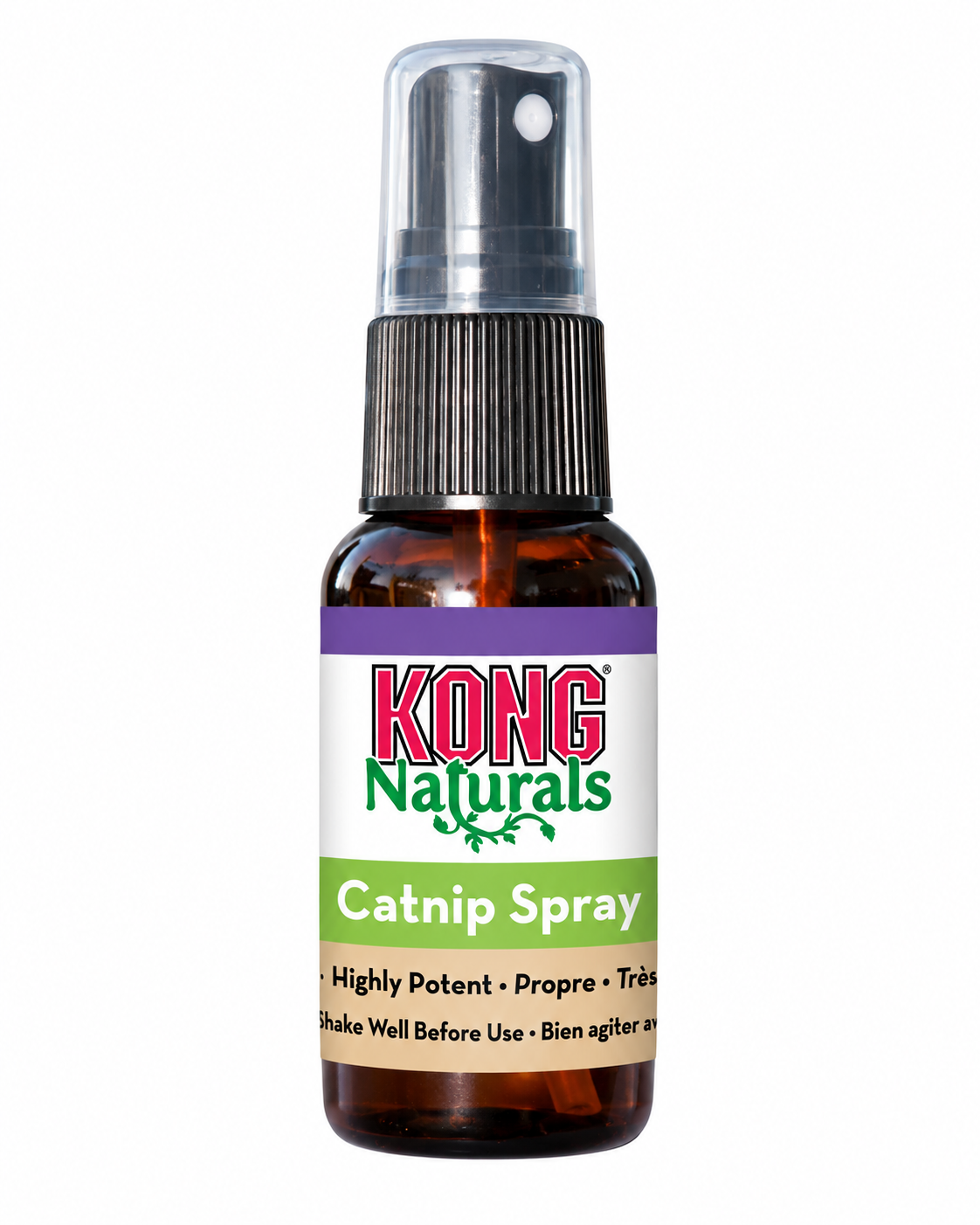 KONG Naturals Catnip Spray mit nordamerikanischer Katzenminze für Katzenspielzeug und Kratzmöbel
