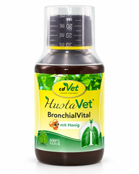 HustaVet BronchialVital 100 ml – Kräuterelixier für empfindliche Atemwege