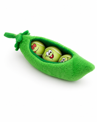 AFP Meta Ball Ball Set with Pea Pod – 3 Tennis Balls in Crinkly Pea Pod Toy 🐾🎾