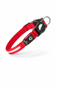 IPX7 Leuchthalsband für Hunde – wasserdicht & Tracker-/AirTag-Halter, USB-C, 3 Lichtmodi