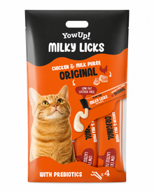 Milky Licks für Katzen 12x115 g - Cremiger Schlecksnack
