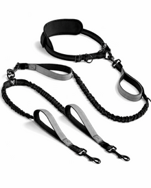 2-in-1 Hands-Free Double Leash for Dogs – Multifunctional Nylon Running & Walking Belt