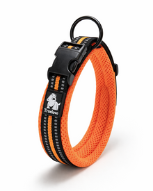 Reflektierendes Komfort-Hundehalsband mit Soft-Mesh & Anti-Würge-Design
