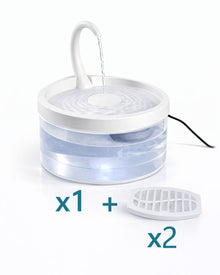 Elegant LED Drinking Fountain for Cats & Small Dogs – FlauschBar Swan Edition