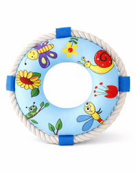 Schwimmfähiger Hundering mit Quietschfunktion