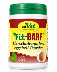 Fit-BARF Eierschalenpulver 300 g – natürliche Kalziumquelle für Hunde & Katzen