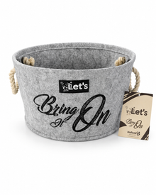 Let’s Stuff It Bring It On Spielzeugkorb für Hunde