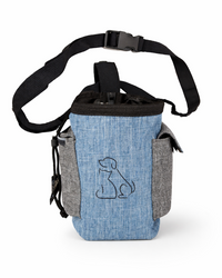 Our dog treat bag with shoulder strap - practical treat bag for training & walks