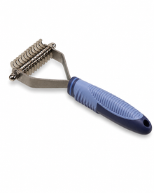 Soft Grip Entfilzungsharke – für kurzes Fell