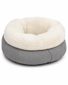 AFP Lambswool Donut Bed – Cozy Cat Bed with Plush Rim 🐾