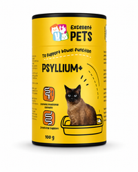 Cat Psyllium+  – Flohsamenschalen-Pulver für Darmfunktion & Haarballen 100 g