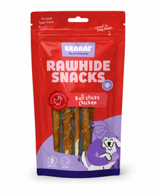 Rawhide Roll Sticks – gedrehte Kausnacks