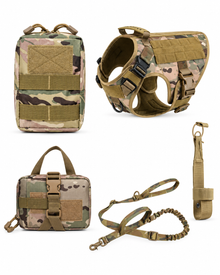 Taktik Hundegeschirr & Leinen-Set (5-teilig)