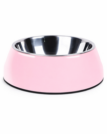 Classic stainless steel bowl with melamine casing