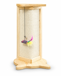 Sofa- & Wandschutz Kratzsäule aus Massivholz
