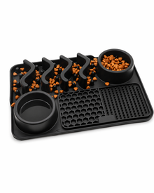 Silicone Lick Mat for Dogs – Slow Feeder & Food Mat
