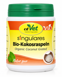cdVet Singulares Bio-Kokosraspeln – natürliche Ballaststoffe für Hunde & Katzen